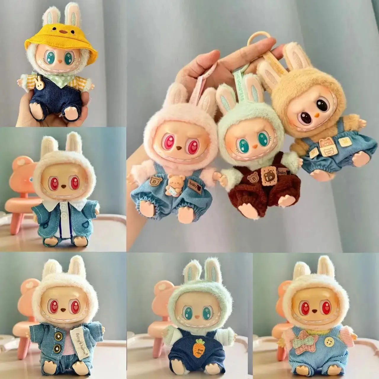 17cm Mini Plush Doll Clothes | K-Pop Idol Outfit Accessories for Collectors & Fans