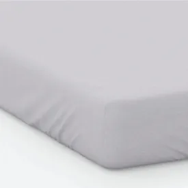 200 Thread Count Cotton Percale Fitted Bed Sheet Cloud