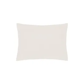 200 Thread Count Cotton Percale Oxford Pillowcase Ivory