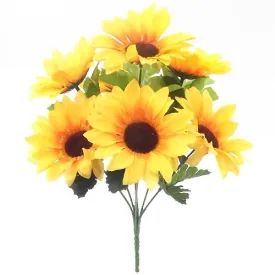 30 cm Artificial Small Sunflower Bush