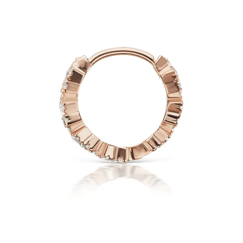 8mm Diamond Constellation Eternity Ring by Maria Tash in 18K Rose Gold