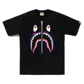 A Bathing Ape Bape Colour Camo Shark Tee Purple