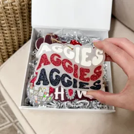 Aggies Car Freshie in Butt Naked