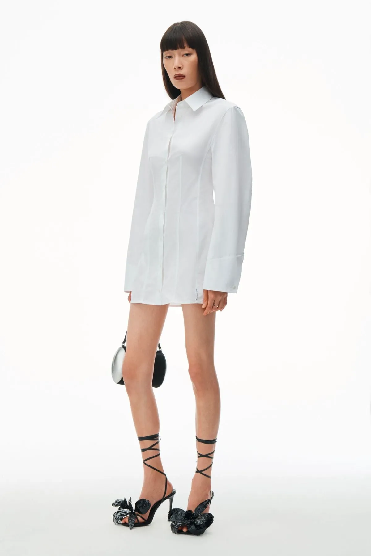 Alexander Wang Mini Shirt Dress - White