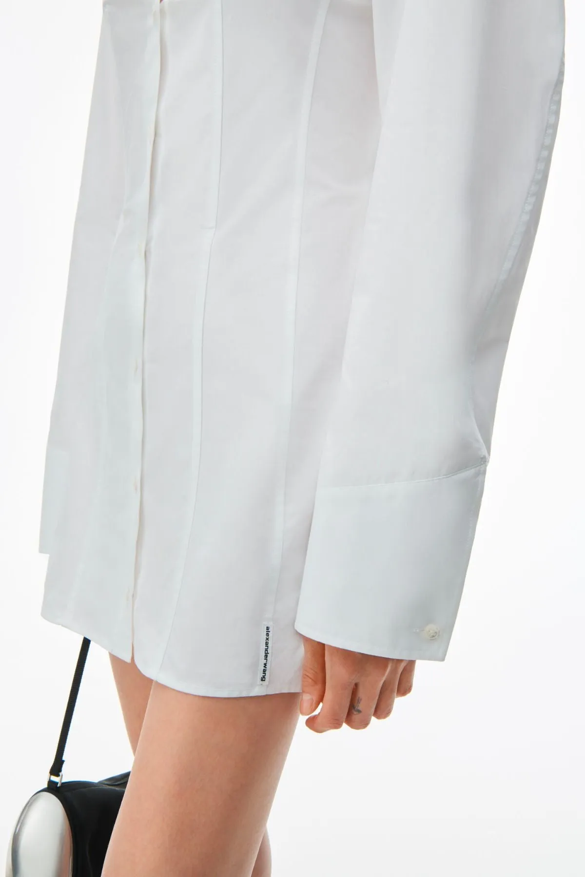 Alexander Wang Mini Shirt Dress - White