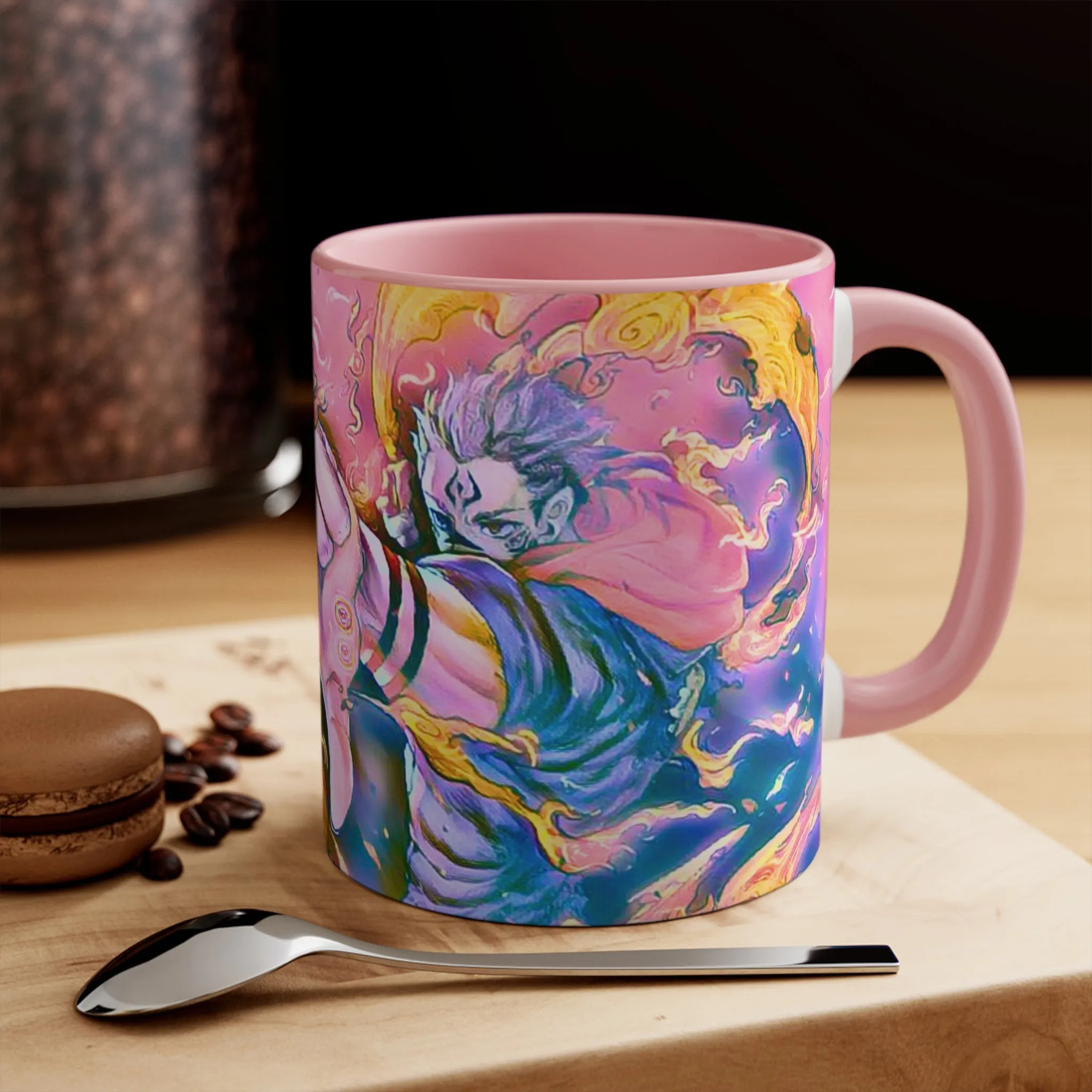 Anime Aesthetic Mug for JJK Fans- 11 oz Ceramic with Glossy Finish