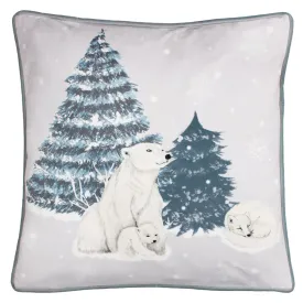 Arcticus Arctic Animal Cushion Blue