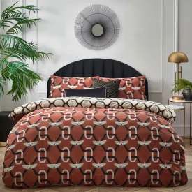 Avalon Duvet Cover Set Brick