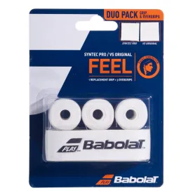 Babolat Syntec Pro   VS Overgrip Pack Tennis Grips