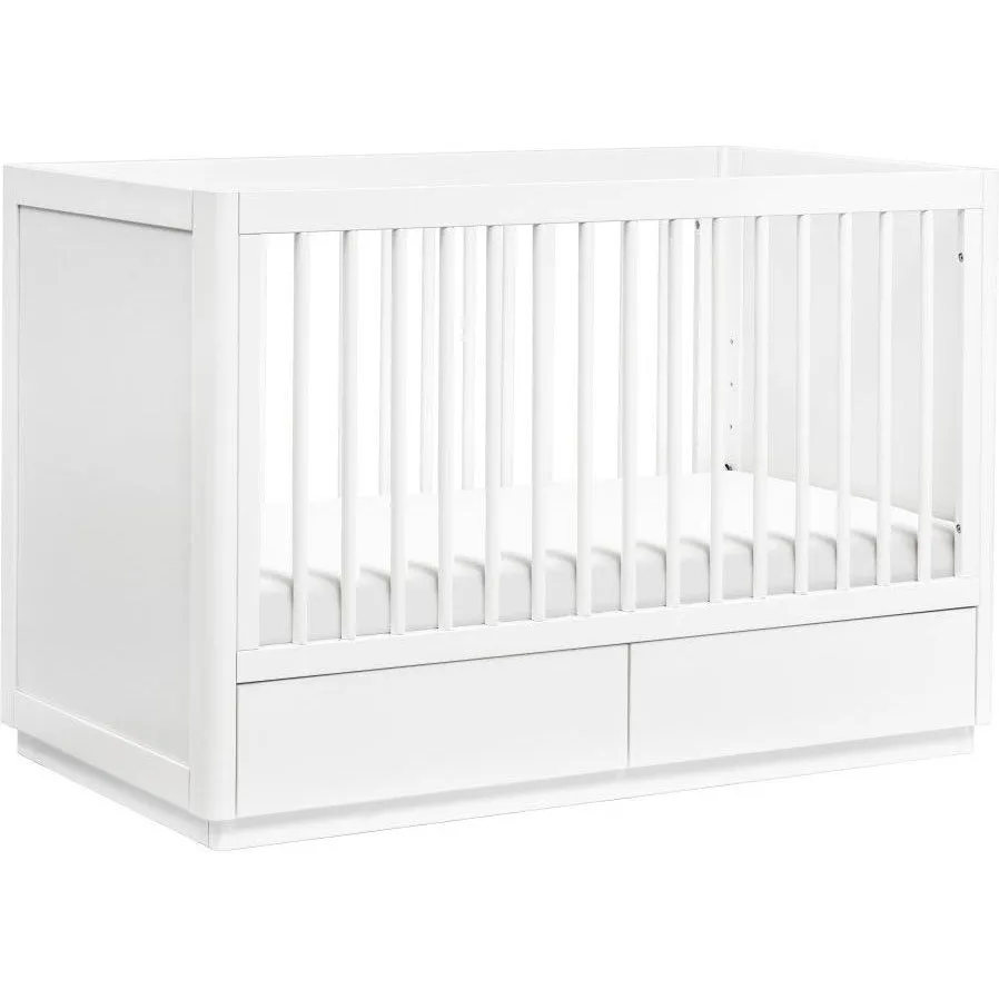 Babyletto Bento 3-in-1 Convertible Storage Crib with Toddler Bed Conversion Kit