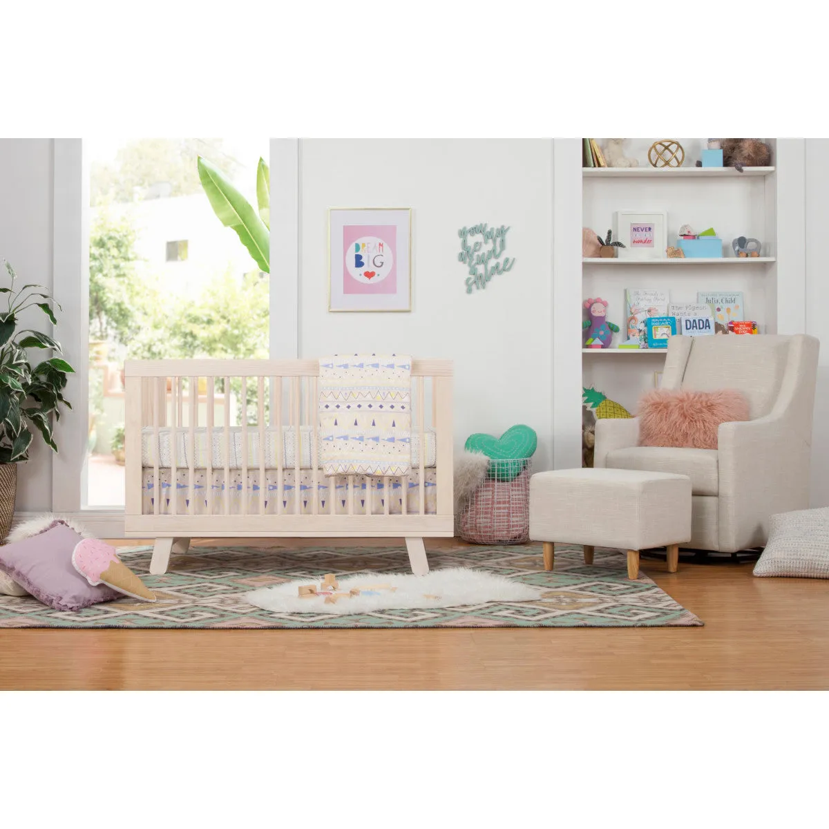 Babyletto Hudson 3-in-1 Convertible Crib with Toddler Bed Conversion Kit