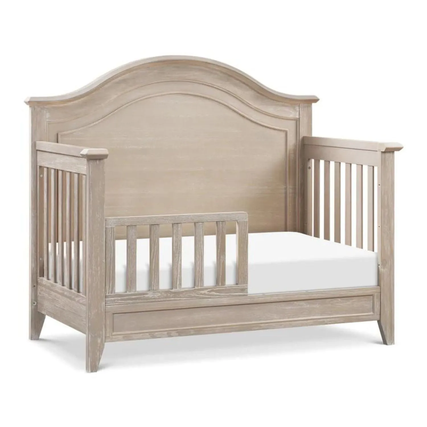 Beckett Rustic 4-in-1 Convertible Curve Top Crib