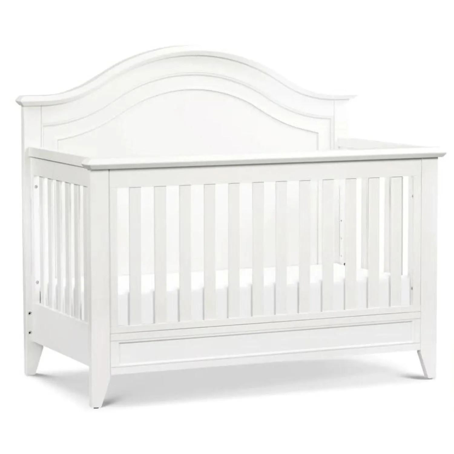 Beckett Rustic 4-in-1 Convertible Curve Top Crib