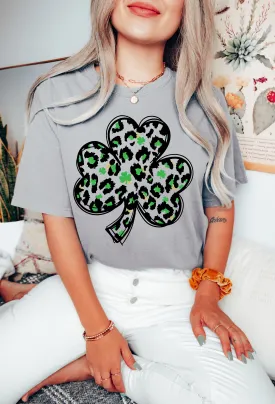 Bella Canvas or Comfort Colors Lucky Clover Shamrock Tee/ Toddler, Youth, and Adult Sizes / St Patty's Day