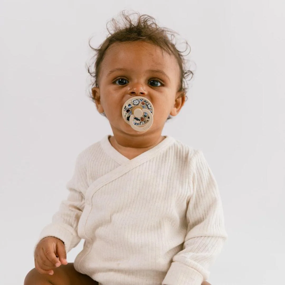 BIBS X LIBERTY Colour Latex Pacifier - 2 Pack - Ivory Mix - Bobo