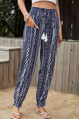 BOHEMIAN TASSEL JOGGER PANTS