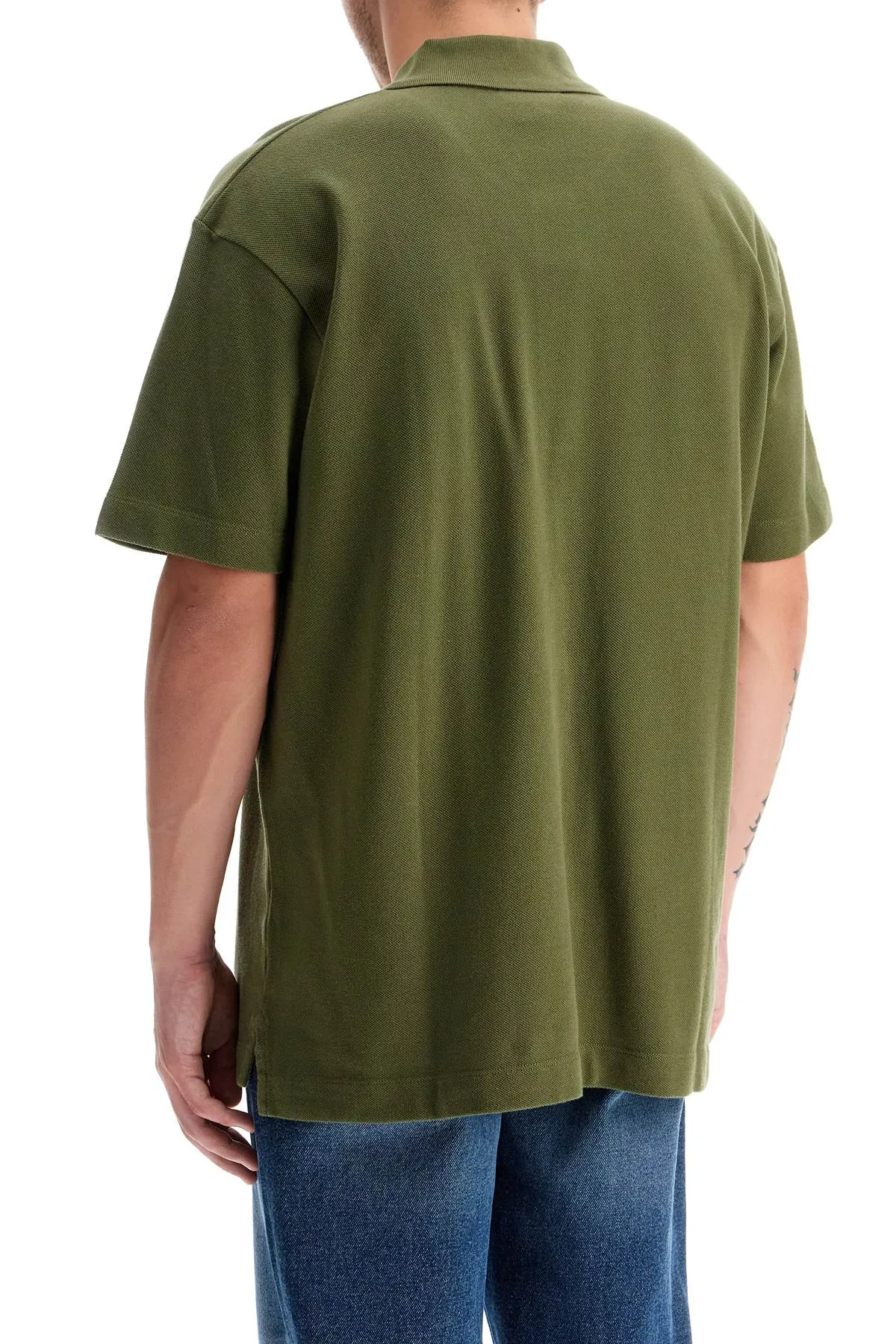 'bold fox head comfort fit polo shirt MM00210KJ7010 MILITARY GREEN