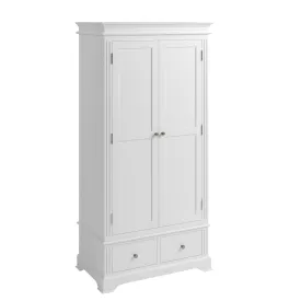 Bolton White Painted 2 Doors Wardrobe