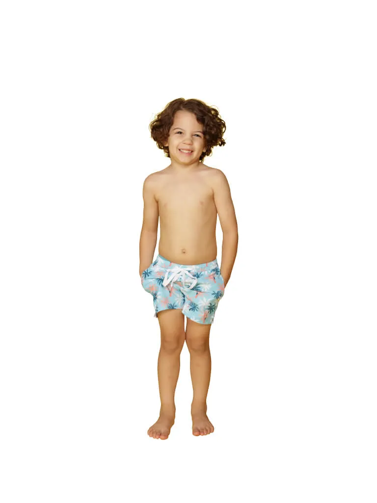 Boys printed swim shorts