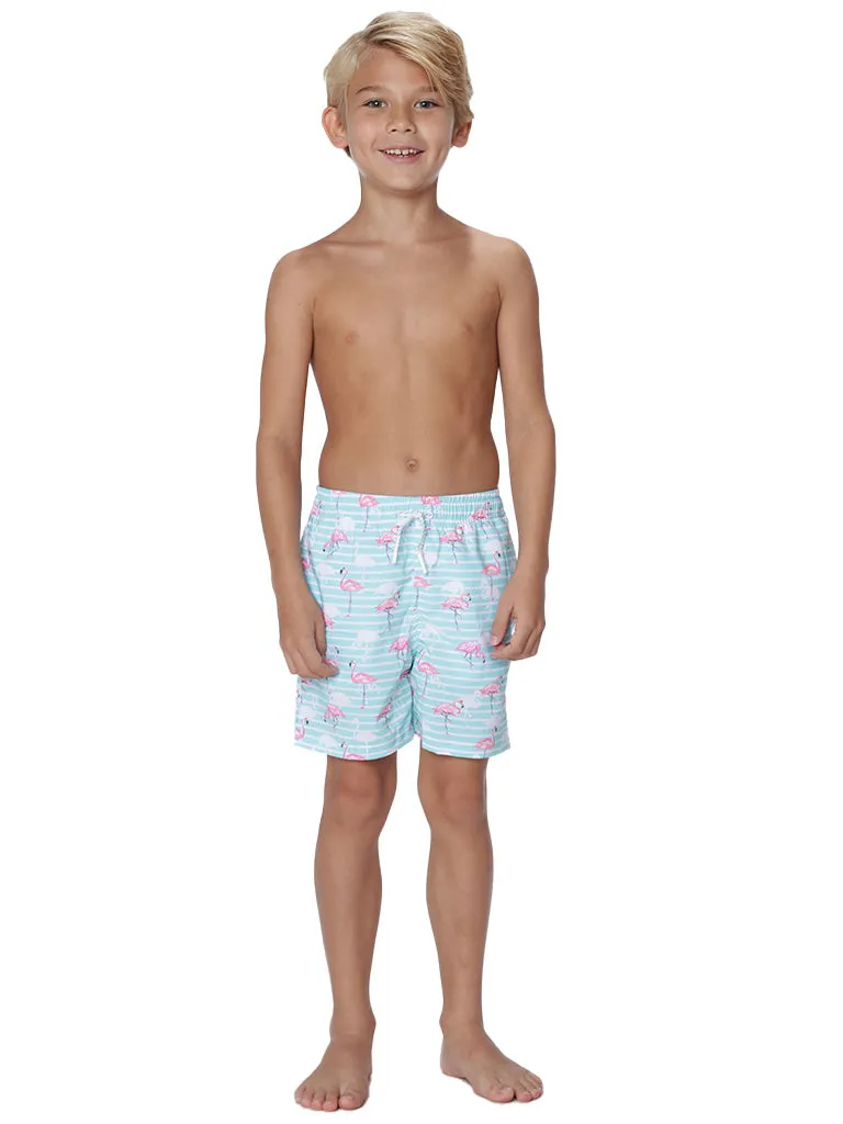 Boys printed swim shorts