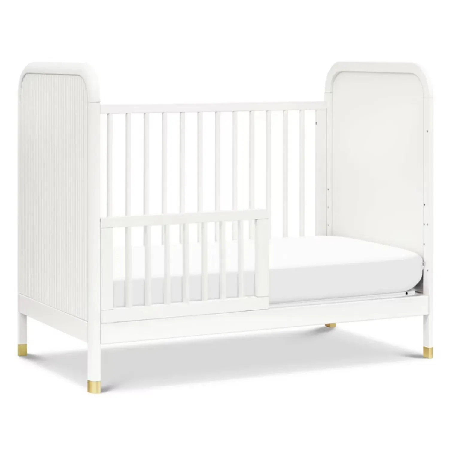 Brimsley Tambour 3-in-1 Convertible Crib - Warm White