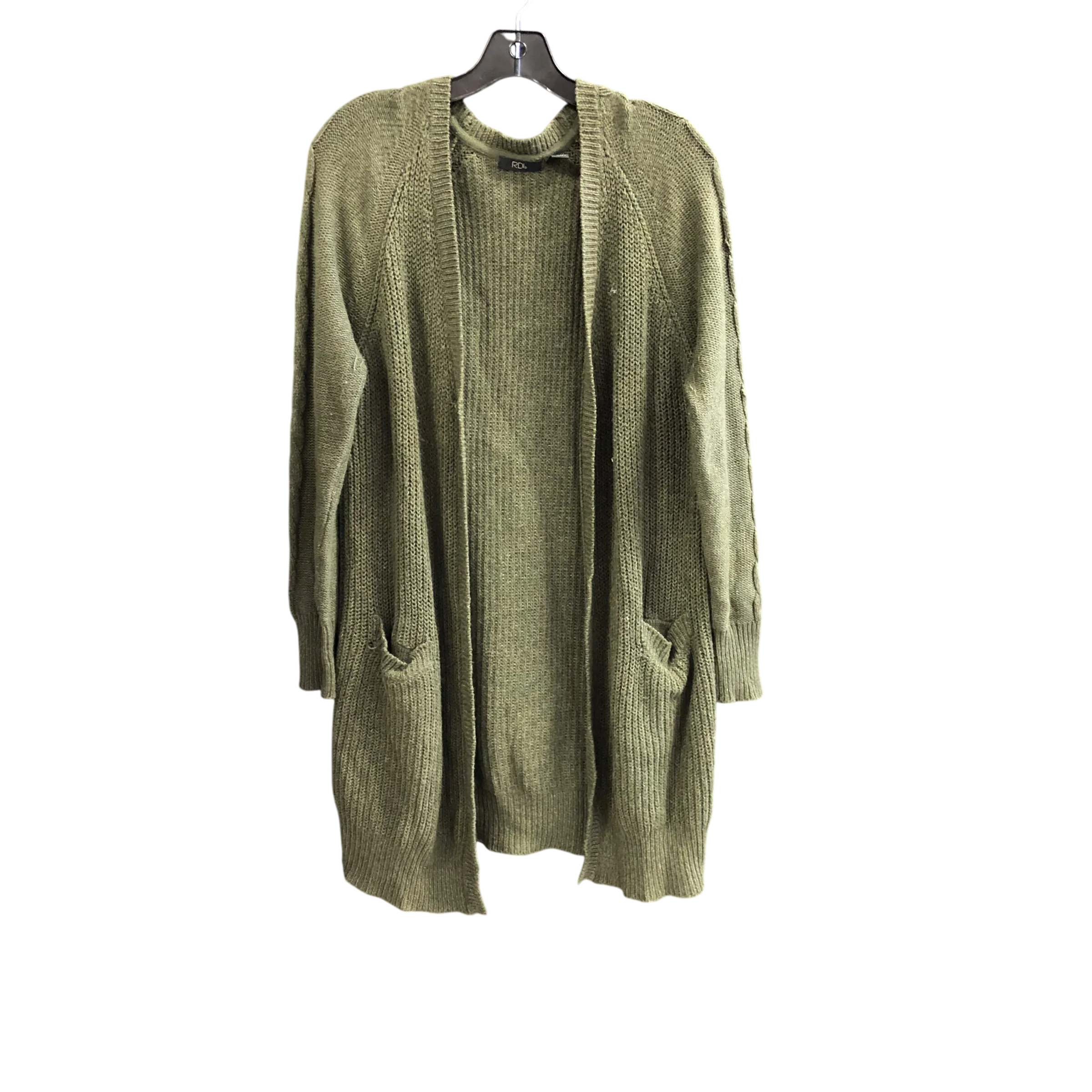 Cardigan By Clothes Mentor In Green, Size: L