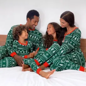 Christmas Tree Print Pajamas Set