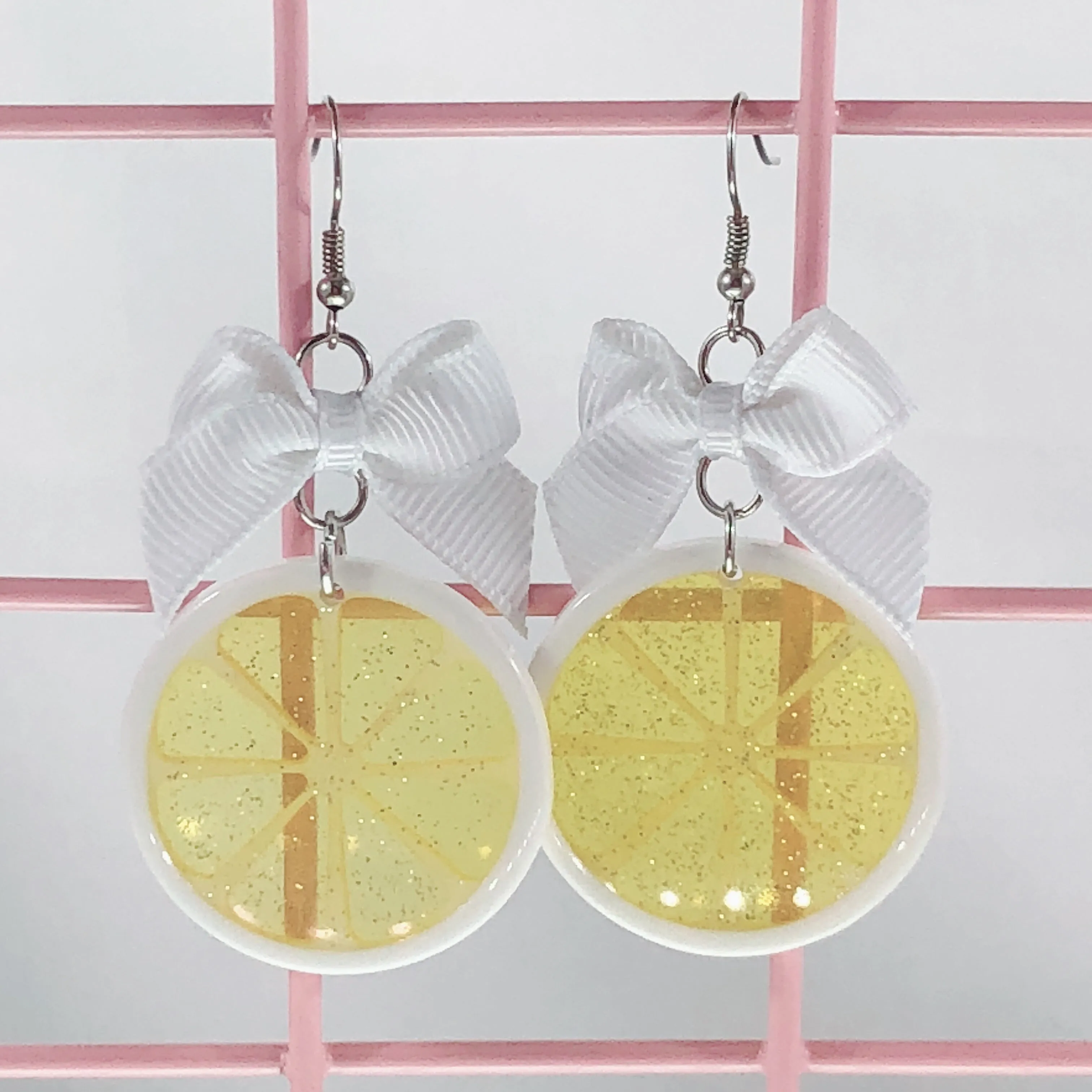 Citrus Slice Earrings (6 Colors)