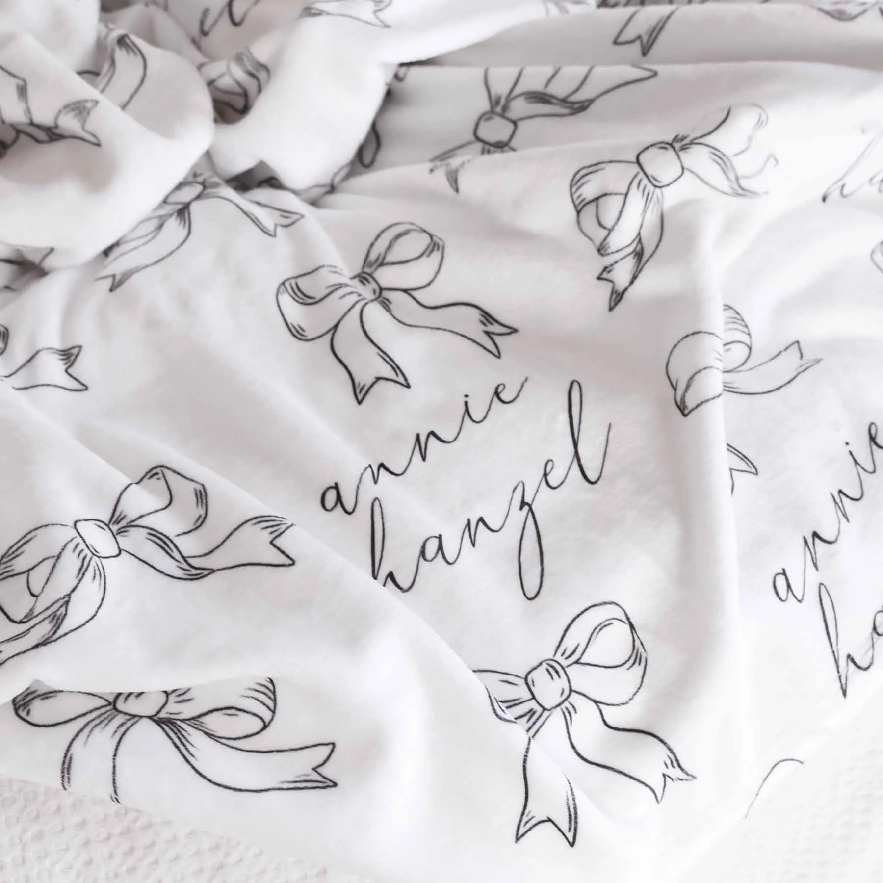 Coquette Cutie Personalized Kids Blanket | CL x Emily Travis