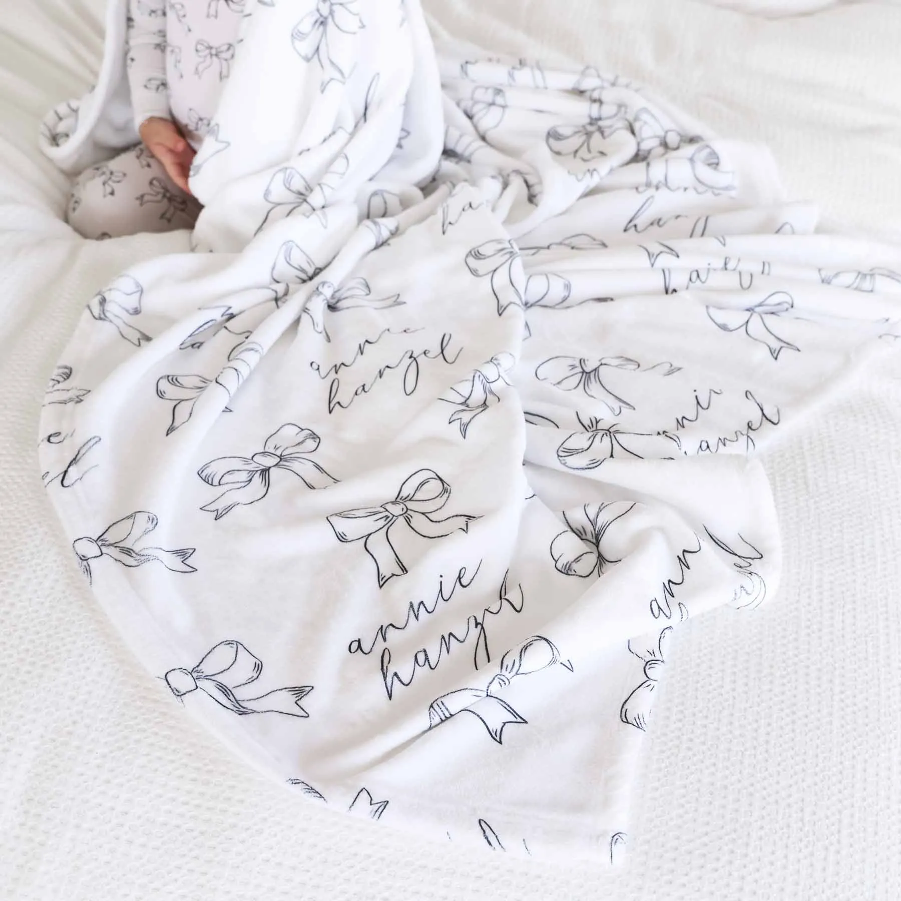 Coquette Cutie Personalized Kids Blanket | CL x Emily Travis