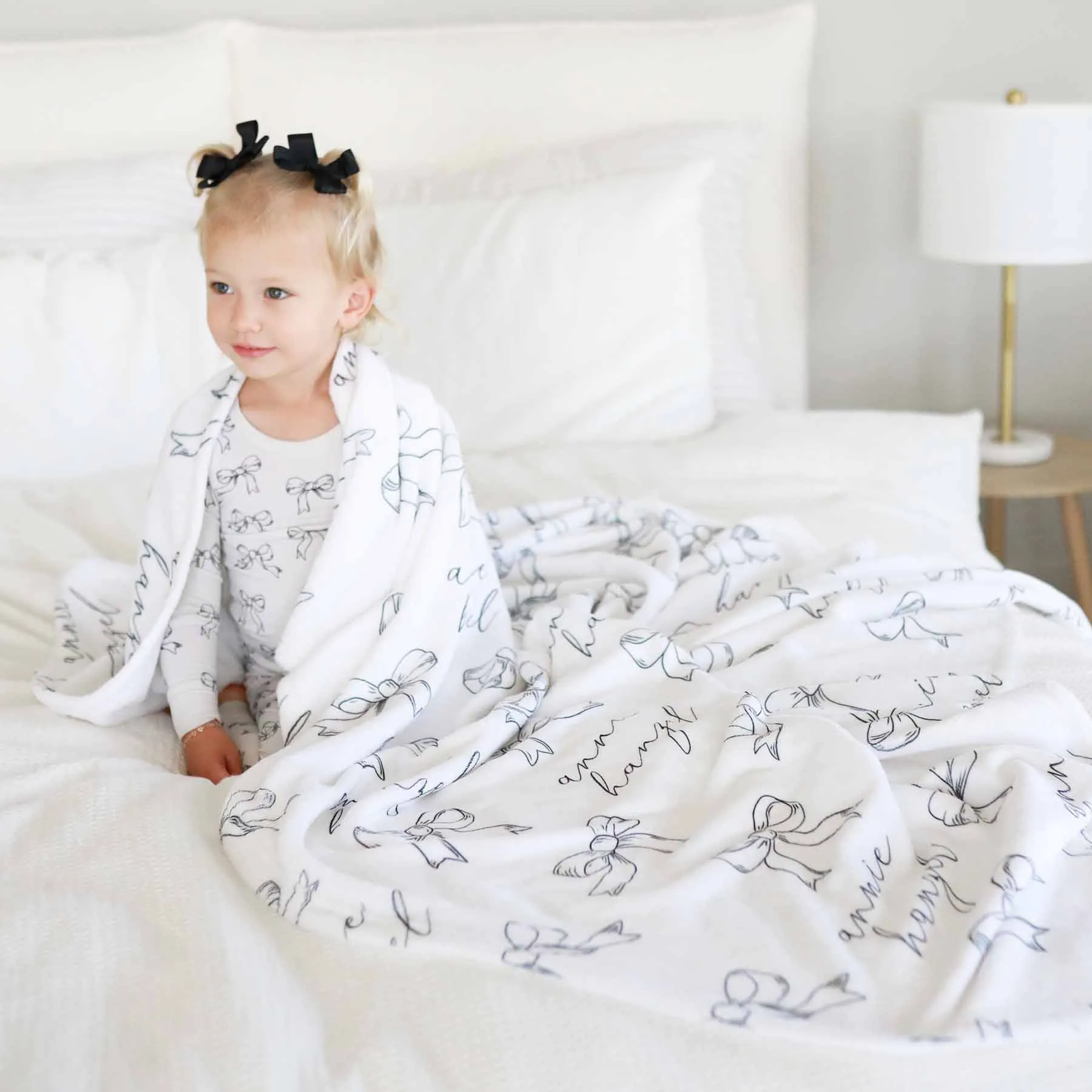 Coquette Cutie Personalized Kids Blanket | CL x Emily Travis