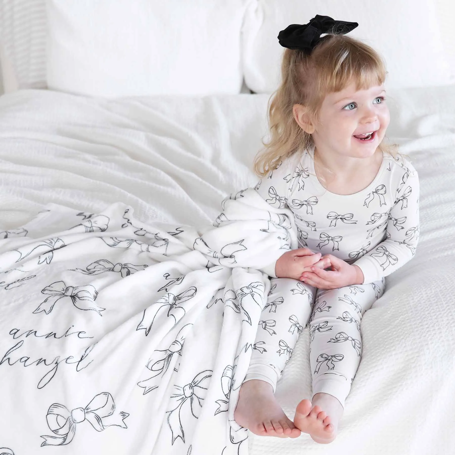 Coquette Cutie Personalized Kids Blanket | CL x Emily Travis