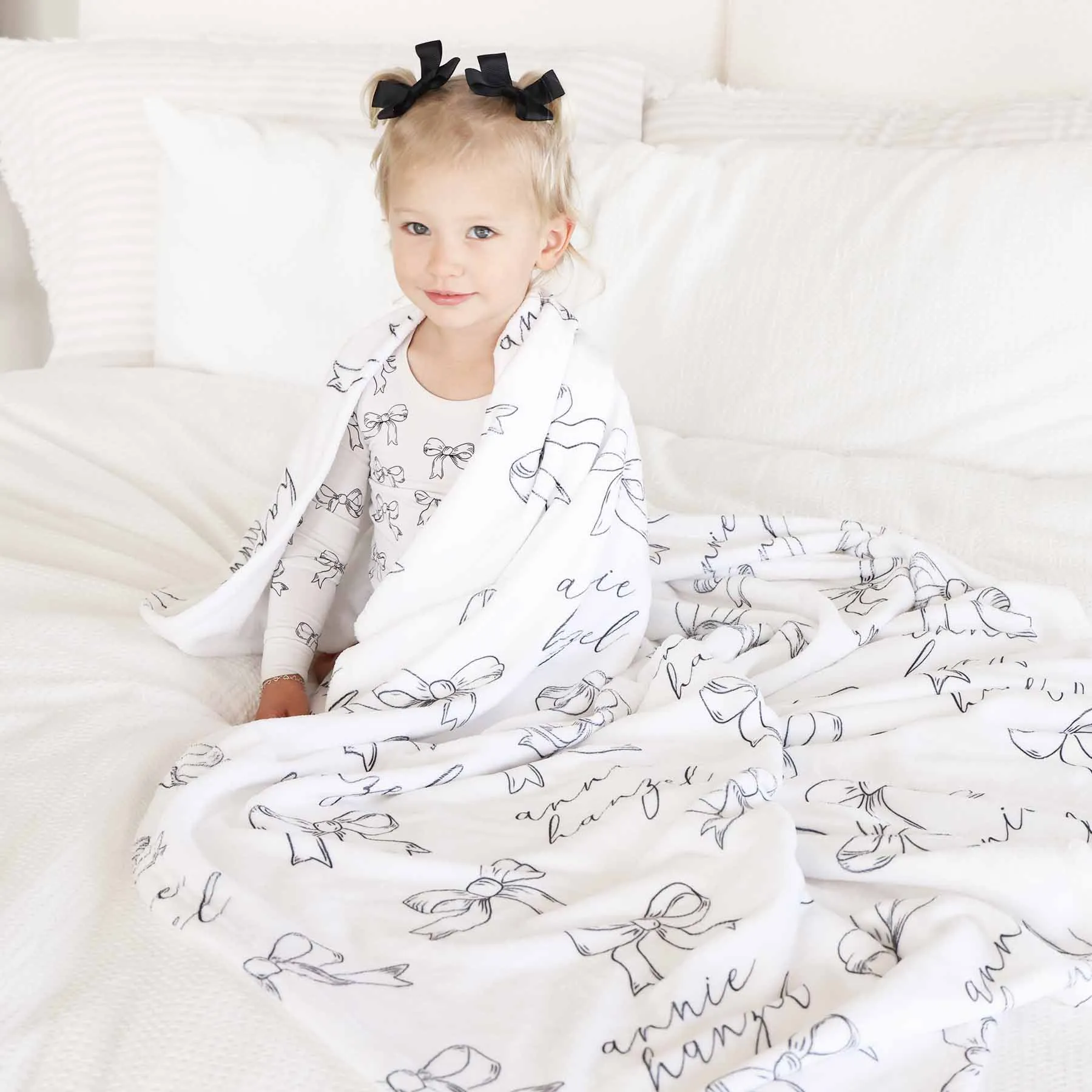 Coquette Cutie Personalized Kids Blanket | CL x Emily Travis