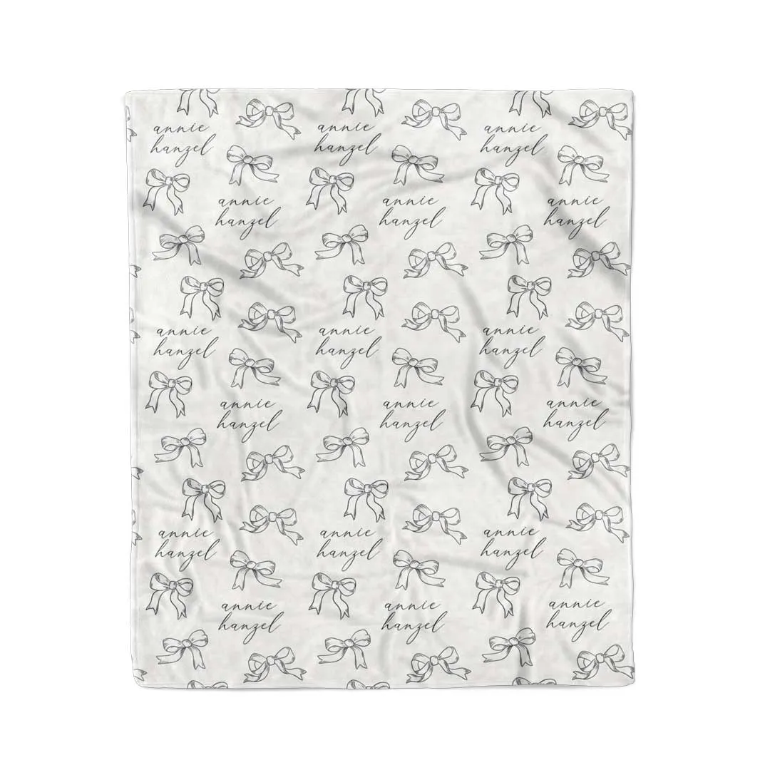 Coquette Cutie Personalized Kids Blanket | CL x Emily Travis