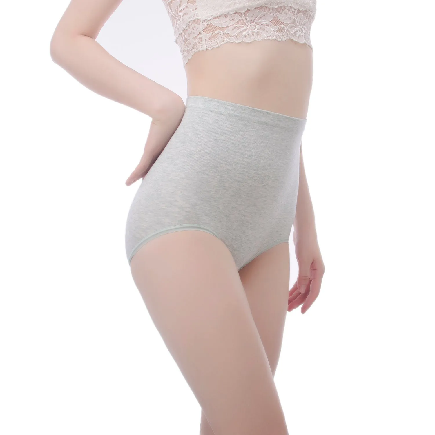 Cute Pastel High Waist Panty - Seamless AirTouch Series Every Day Wear Panties for Women #9001