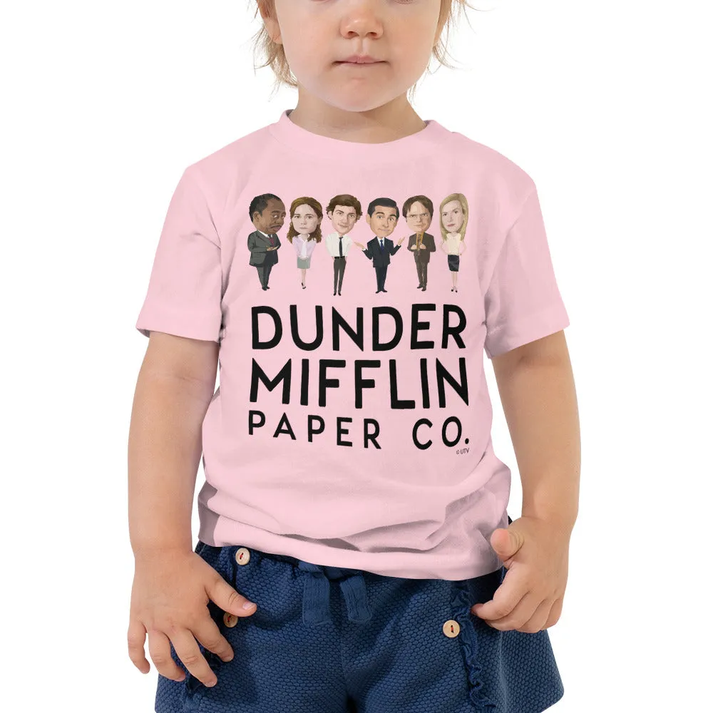 Dunder Mifflin Icons Toddler Tee