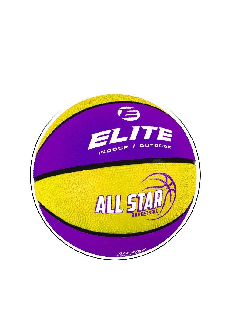 Elite All-Star Mini Rubber Basketball Size 3