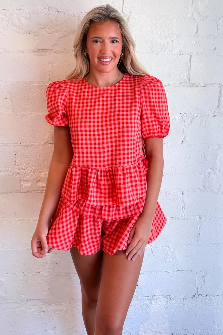 Emma Kate Gingham Shorts