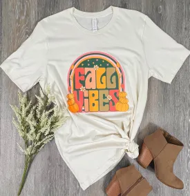 Fall Vibes Graphic Top w/ Pumpkins