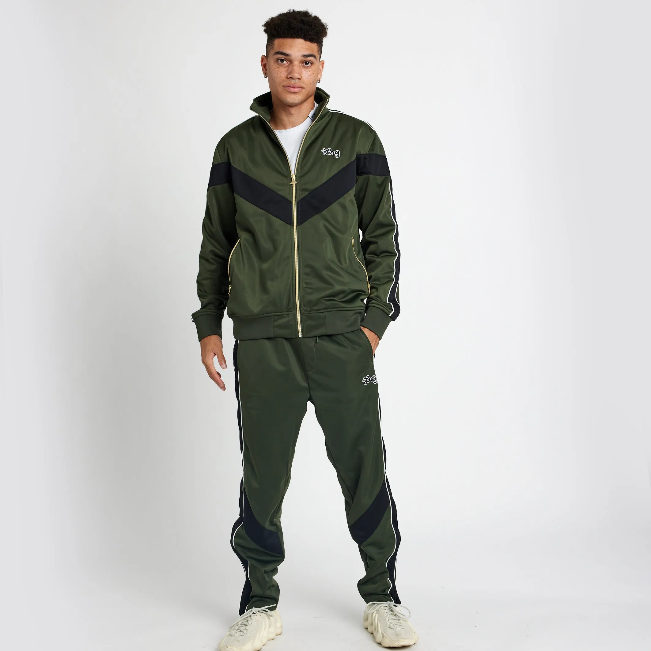 FRESH DEEP TRACK PANTS - DARK GREEN