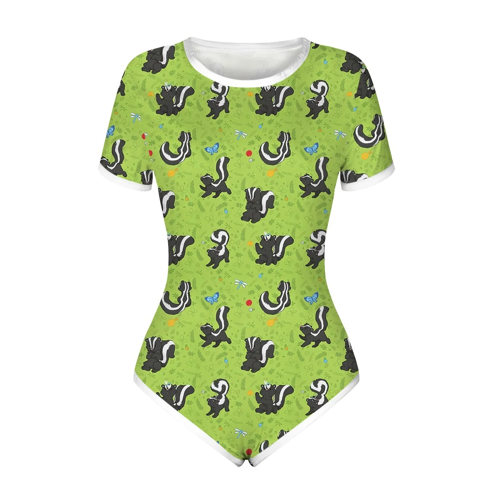 Green Skunk Onesie