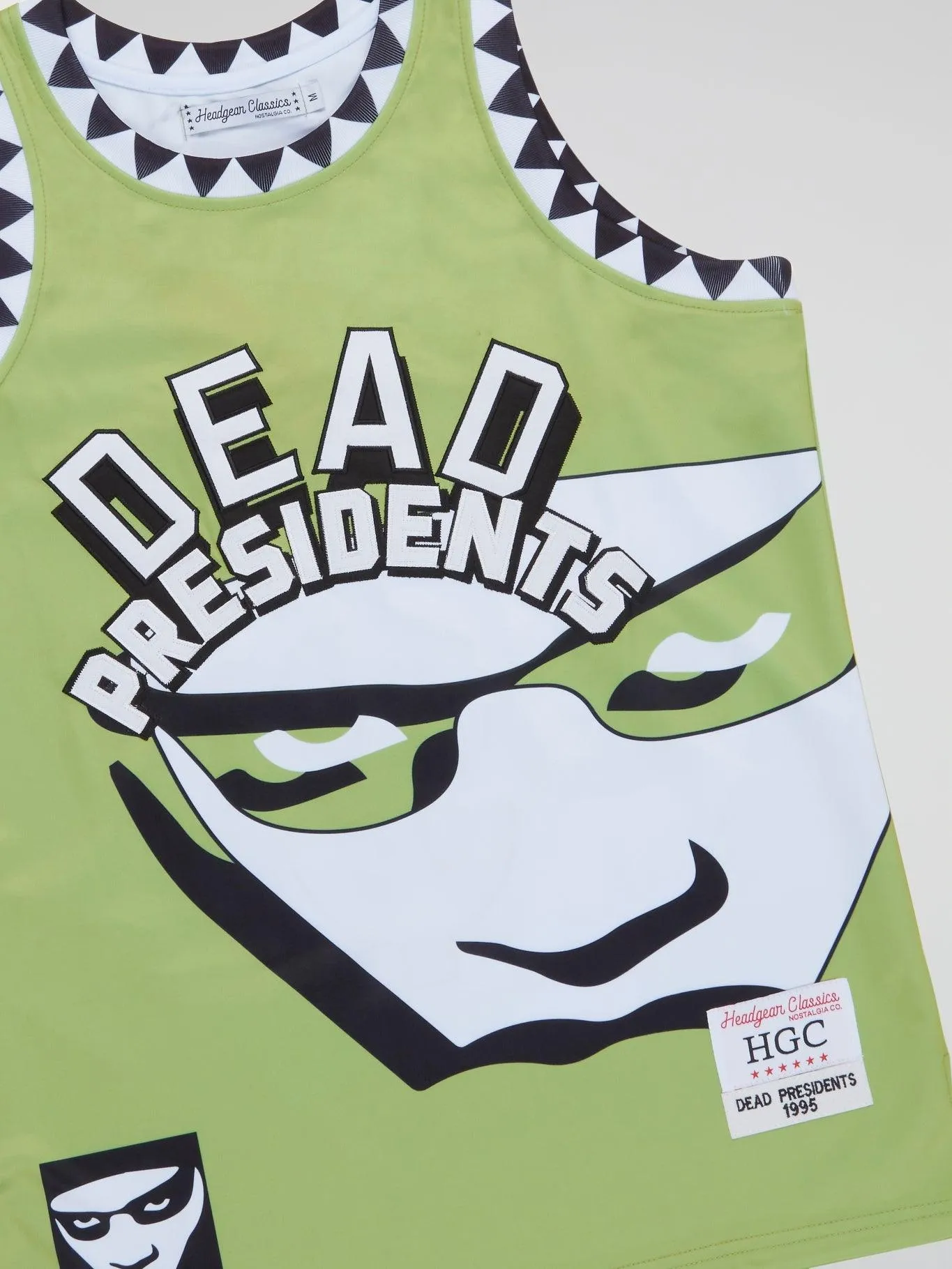 Headgear - Green Dead Presidents Basketball Jersey