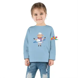 Hoop Sheep Toddler Long Sleeve T-Shirt