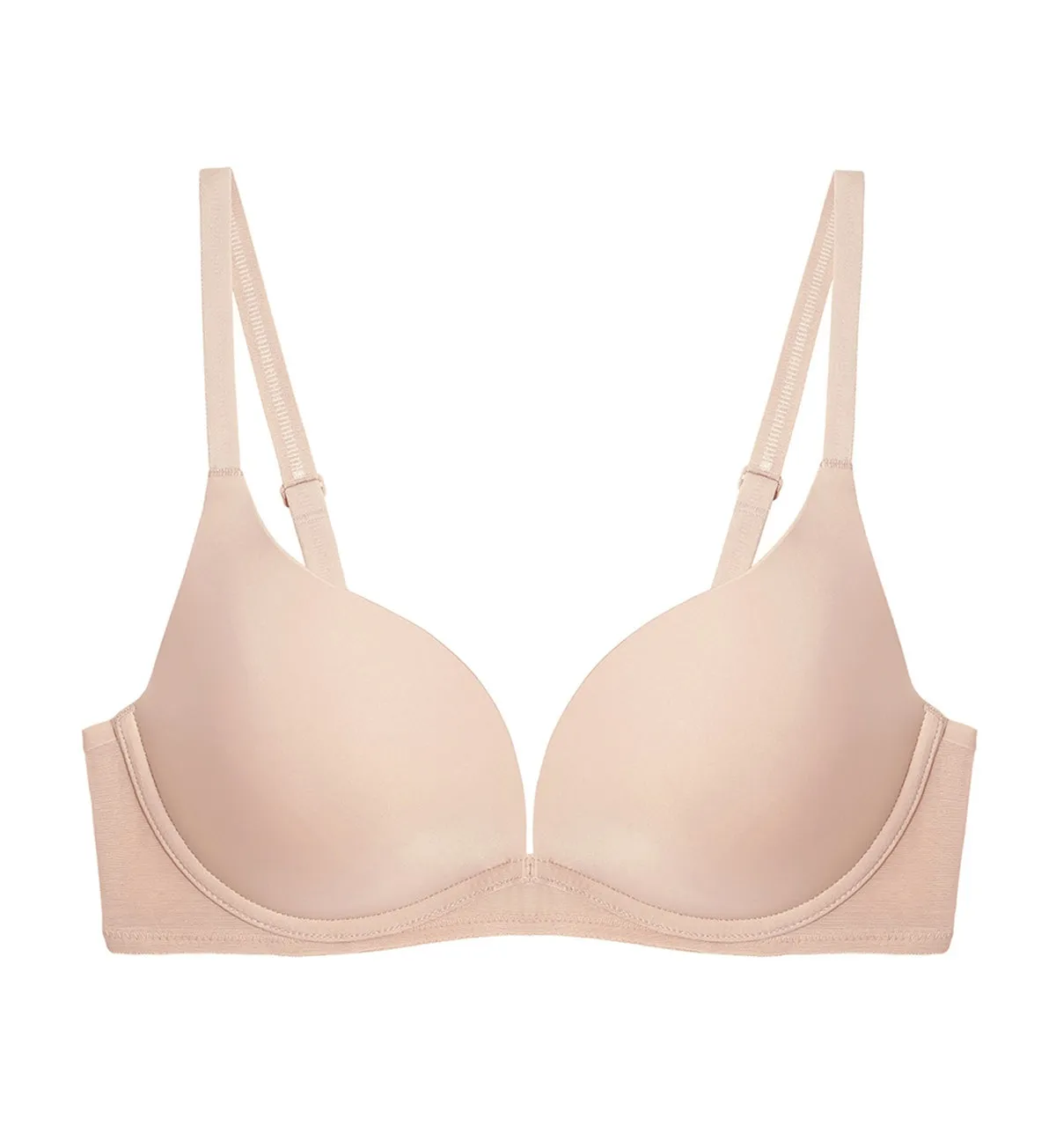 INVISIBLE INSIDE-OUT NON-WIRED PUSH UP DEEP V BRA