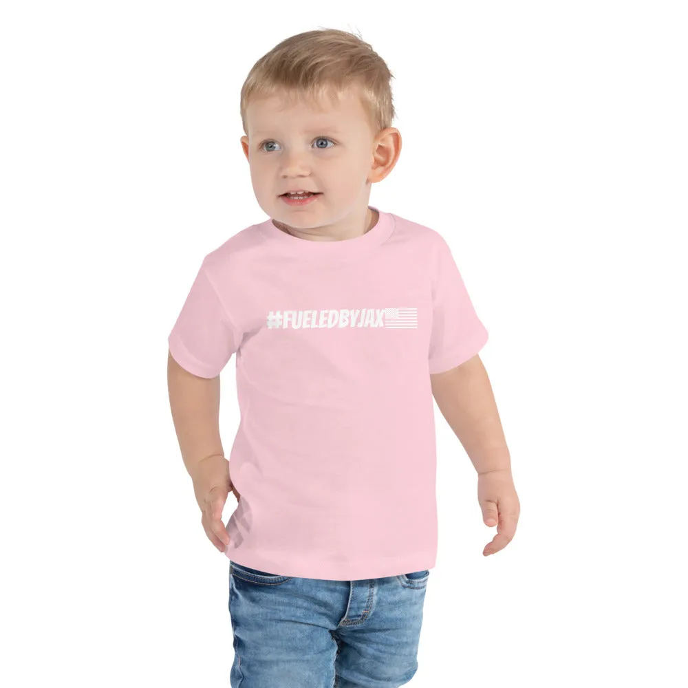 Jax Nutrition White #fueledbyjax Toddler Premium Tee (Bella   Canvas 3001T)