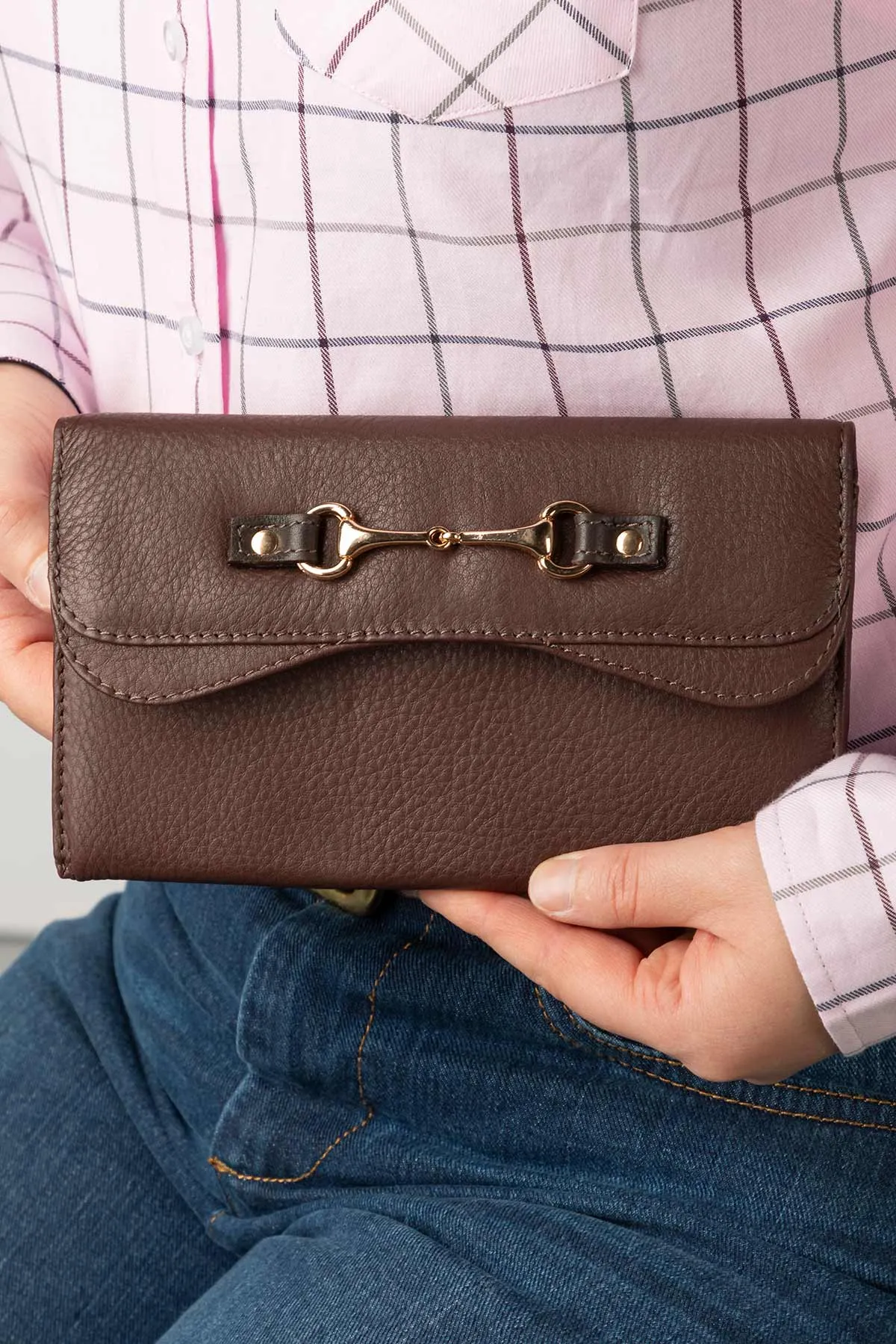 Ladies Leather Snaffle Purse - Helmsley