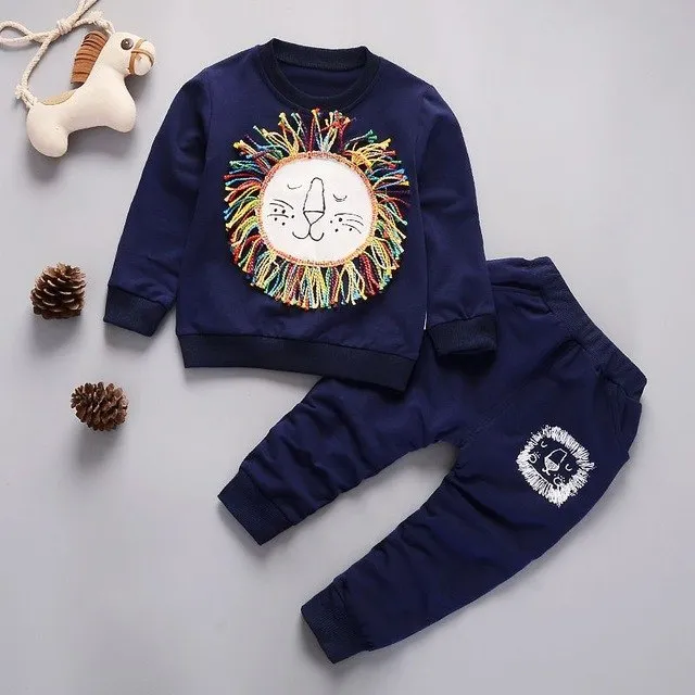 Leo the Lion Sweatshirt and Pants Set