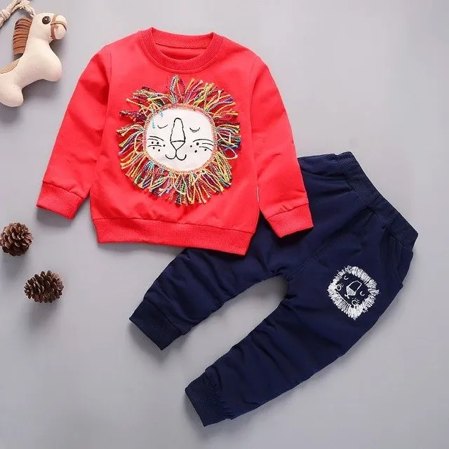 Leo the Lion Sweatshirt and Pants Set