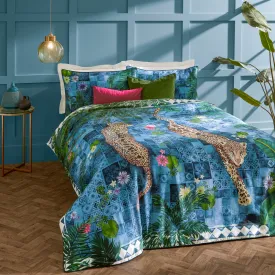 Majorelle Exotic Duvet Cover Set Azure Blue