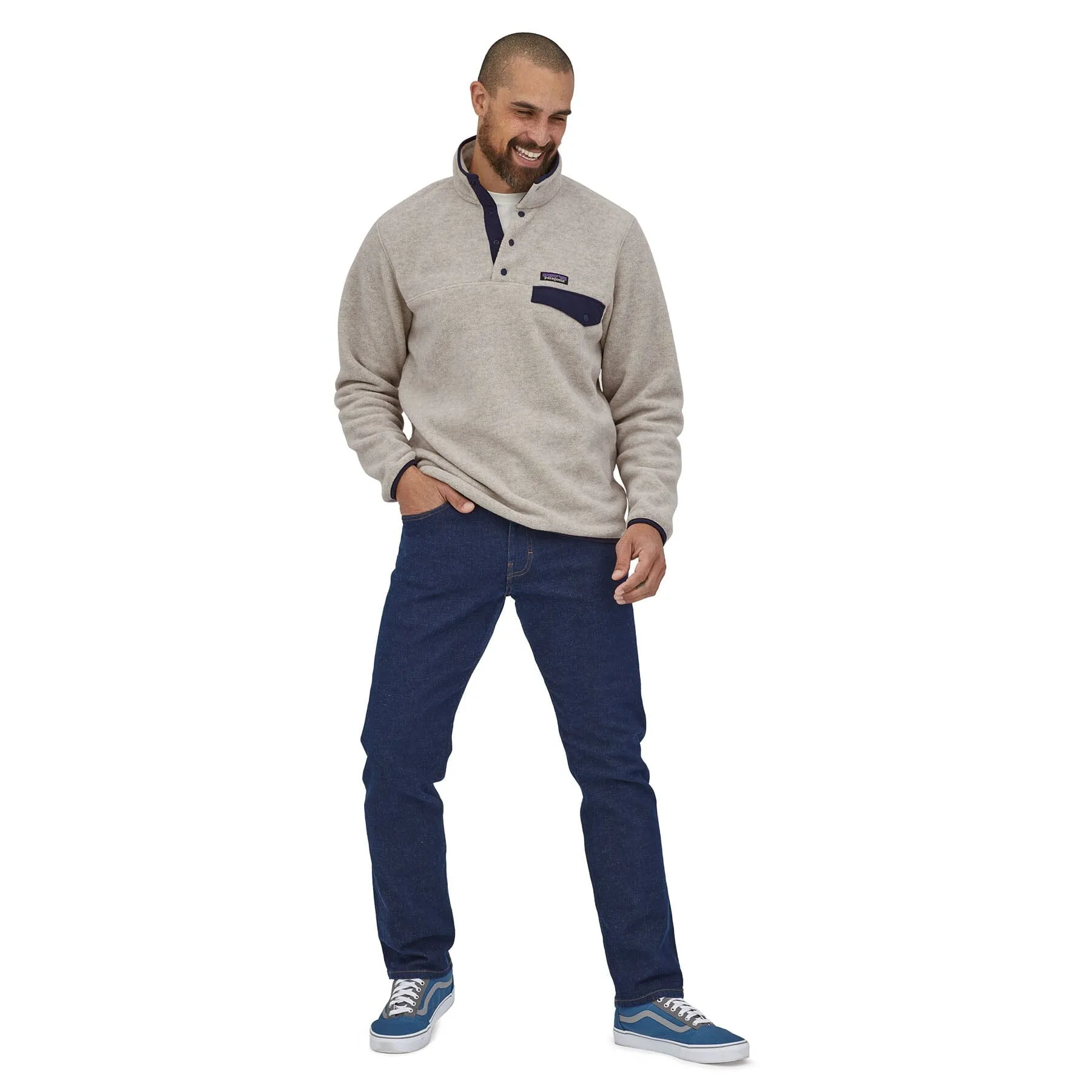 M's LW Synch Snap-T Fleece Pullover - 100% Recycled Polyester